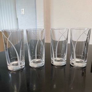 Primavera highball crystal glasses